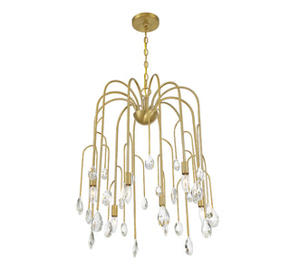 Anholt 6-Light Chandelier in Noble Brass