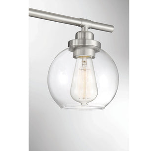 Carson 1-Light Wall Sconce in Satin Nickel