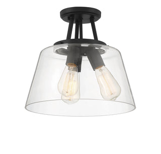 Calhoun 3-Light Ceiling Light in Matte Black