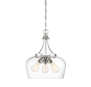 Octave 3-Light Pendant in Polished Chrome