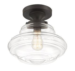 1-Light Ceiling Light in Oil Rubbed Bronze