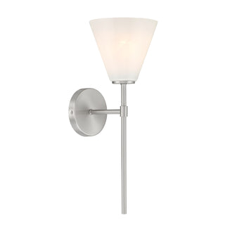 Blair 1-Light Wall Sconce in Satin Nickel