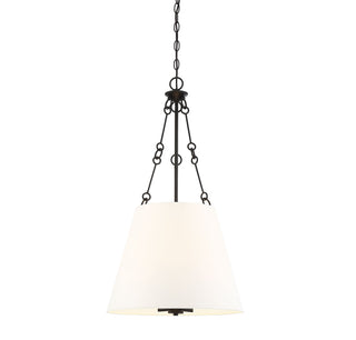 Austin 4-Light Pendant in English Bronze