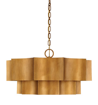 Shelby 6-Light Pendant in Gold Patina