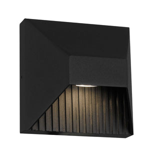 Ribbed Wall Sconce  Sand Black