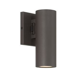 Kelley 1-Light LED 5CCT Cylinder Exterior Light in Bronze