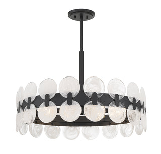 Boca 6-Light Chandelier in Matte Black
