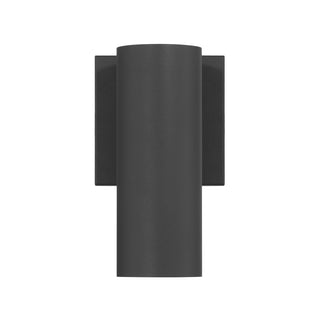 Kelley 1-Light LED 5CCT Cylinder Exterior Light in Black