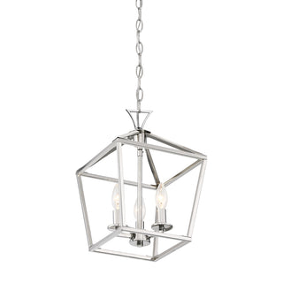 Townsend 3-Light Pendant in Polished Nickel