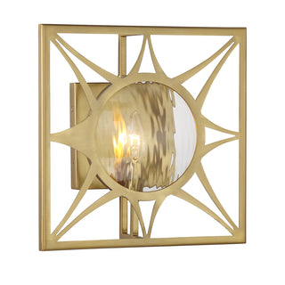 Balfour 1-Light Wall Sconce in Warm Brass