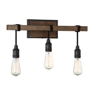 Burgess 3-Light Bathroom Vanity Light in Durango