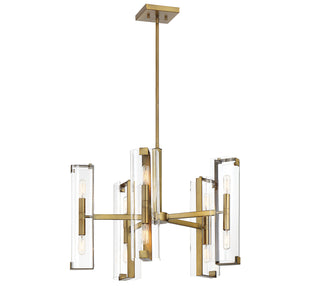 Winfield 10-Light Chandelier in Warm Brass