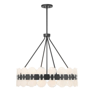 Bancroft 6-Light Chandelier in Matte Black