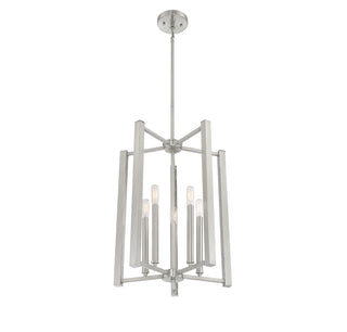 Benson 5-Light Pendant in Satin Nickel