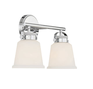 Kaden 2-Light Bathroom Vanity Light in Polished Chrome