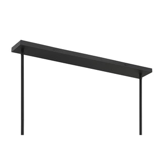Baldwin 8-Light Linear Chandelier in Matte Black