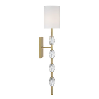 Sebring 1-Light Wall Sconce in Warm Brass