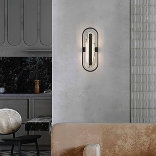 Roundabout Wall Sconce  Painted Antique Brass