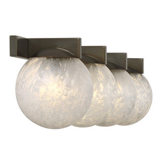 Darien 4-Light Bathroom Vanity Light in Mediterranean Bronze
