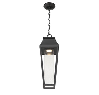 Brookline LED Outdoor Dark Sky Hanging Lantern in Matte Black