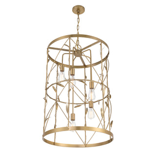 Lexington 5-Light Pendant in Burnished Brass