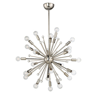 Galea 24-Light Chandelier in Polished Nickel