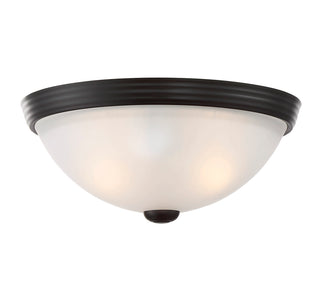 2-Light Ceiling Light in English Bronze