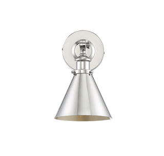 Glenn 1-Light Adjustable Wall Sconce in Polished Nickel