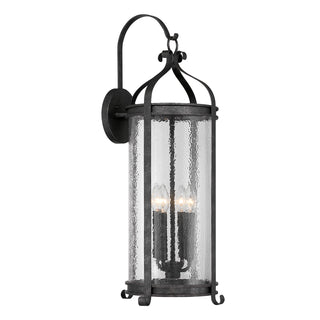 Preston 4-Light Outdoor Wall Lantern in Iron Oxide