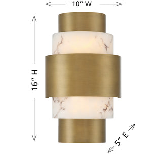 Davenport 2-Light Wall Sconce in Antique Patina