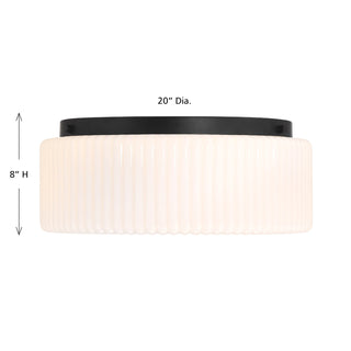 Edgemont 4-Light Ceiling Light in Matte Black