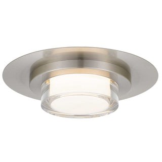 Plate Flush Mount  Brushed Stainless Steel