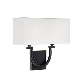 Rhodes 2-Light Wall Sconce in Classic Bronze