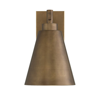 Ryder 1-Light Outdoor Wall Lantern in Atlas Bronze