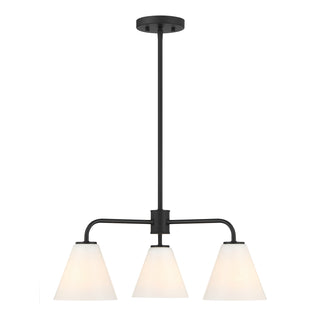 Blair 3-Light Chandelier in Matte Black