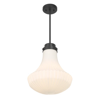 Bartlet 1-Light Pendant in Matte Black