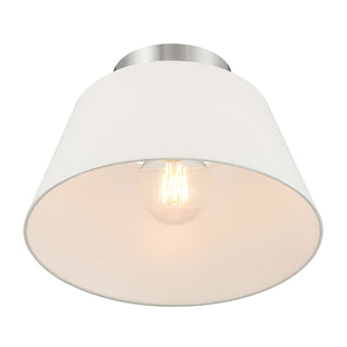 1-Light Ceiling Light in Brushed Nickel