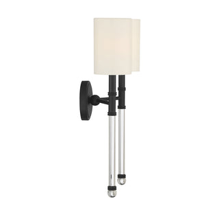 Fremont 2-Light Wall Sconce in Matte Black