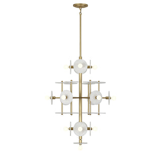 Amani 15-Light Chandelier in Royal Gold