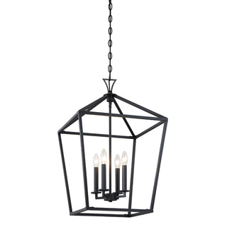 Townsend 4-Light Pendant in Matte Black