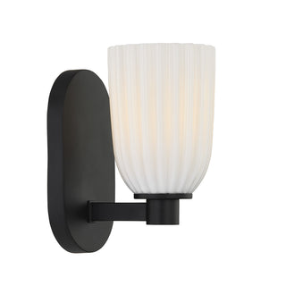 Baldwin 1-Light Wall Wall Sconce in Matte Black