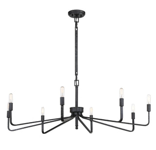 Salem 8-Light Chandelier in Forged Iron