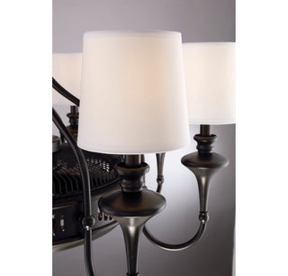 Brisa 8-Light Fan D'Lier in English Bronze