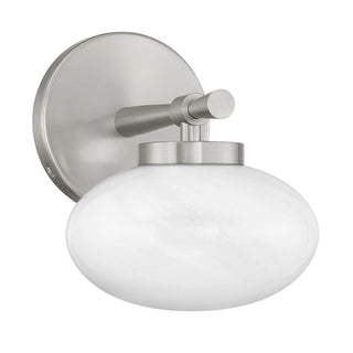 Barrow 1-Light Wall Sconce in Satin Nickel