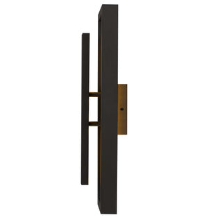 Panels Wall Sconce  Dark Bronze