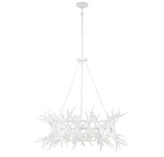 Daniels 8-Light Chandelier in Matte White