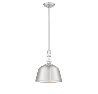 Berg 1-Light Pendant in Satin Nickel