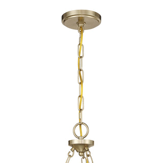 Orianna 6-Light Chandelier in Noble Brass