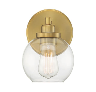 Carson 1-Light Wall Sconce in Warm Brass