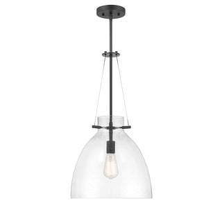 Foster 1-Light Pendant in Matte Black